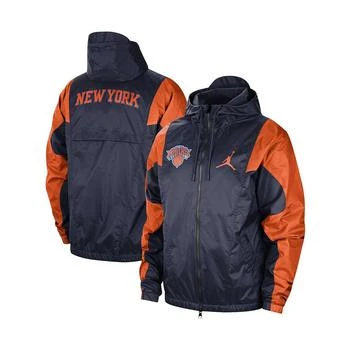 Jordan | Men's Brand Navy New York Knicks Authentic Statement Edition Full-Zip Windbreaker,商家Macy's,价格¥959