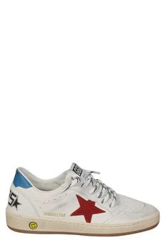Golden Goose | Golden Goose Kids Ball Star-Patch Lace-Up Sneakers,商家Cettire,价格¥1191