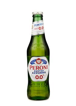 商品Peroni Nastro Azzuro 0.0% Alcohol-Free Beer 330ml图片