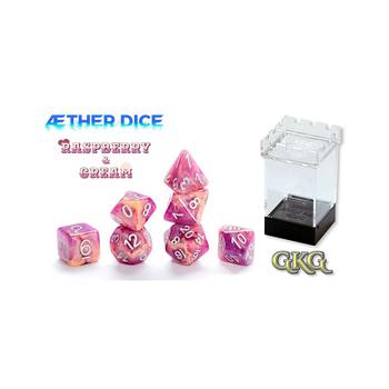 商品Gatekeeper Games | Aether Raspberry and Cream Dice Set, 8 Pieces,商家Macy's,价格¥115图片
