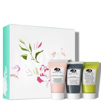 悦木之源面膜价格, Origins | Origins LOVE AND MASK Masking Trio to Retexturize, Purify and Hydrate商品图片 9.5折