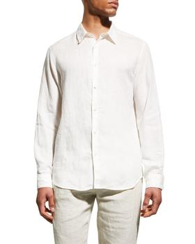 Theory | Men's Irving Summer Linen Shirting Sport Shirt商品图片,
