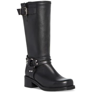 Steve Madden | Women's Berrit Mid-Shaft Buckled Moto Boots 