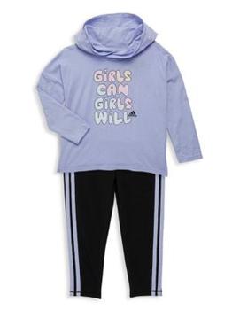 推荐Baby Girl's 2-Piece Hoodie & Pants Set商品