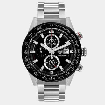 推荐Tag Heuer Black Stainless Steel Carrera CAR201Z.BA0714 Automatic Men's Wristwatch 43 mm商品