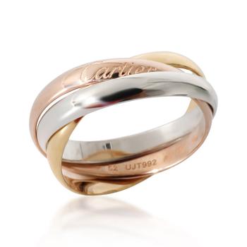 商品[二手商品] Cartier | Pre-Owned Cartier Trinity Ring in 18k Gold,商家Jomashop,价格¥6970图片