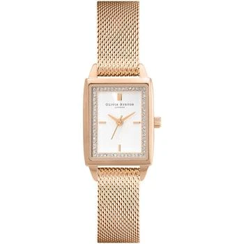 推荐Women's Quartz Rose Gold-Tone Stainless Steel Bracelet Watch 25.5mm x 20.5mm�商品