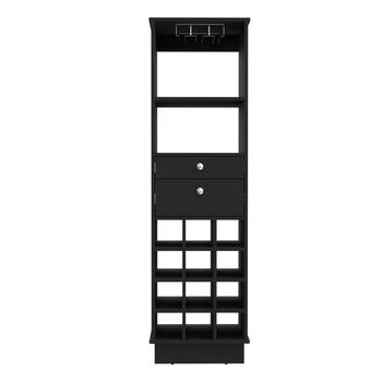 商品FM Furniture | Hype Bar Cabinet, Twelve Wine Cubbies, Two Drawers, One Shelf,商家Verishop,价格¥1668图片