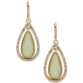 Anne Klein | Gold-Tone Crystal Teardrop Orbital Drop Earrings,商家Macy's,价格¥209