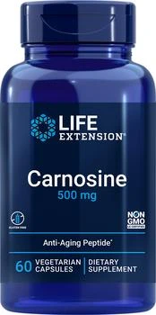 推荐Life Extension Carnosine - 500 mg (60 Vegetarian Capsules)商品