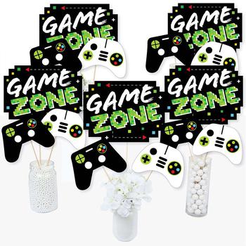 商品Big Dot of Happiness | Game Zone - Video Game or Birthday Centerpiece Sticks - Table Toppers -Set of 15,商家Macy's,价格¥107图片