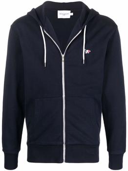 推荐MAISON KITSUNE' - Tricolor Fox Logo Cotton Hoodie商品