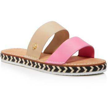 kate spade new york, Kate Spade | Kate Spade New York Womens Idreen Leather Strappy Slide Sandals商品图片 5.9折