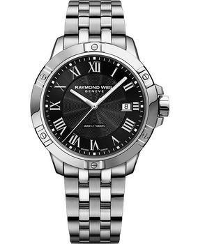 雷蒙威是什么牌子, Raymond Weil | Raymond Weil Tango Black Dial Stainless Steel Men's Watch 8160-ST-00208商品图片 6.9折