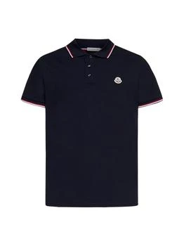 推荐Moncler Logo Patch Short-Sleeved Polo Shirt商品