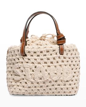 Staud | Ria Crochet Top-Handle Bag商品图片,7.5折
