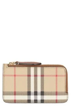 Burberry | Burberry Coated Canvas Card Holder,商家Baltini,价格¥1807