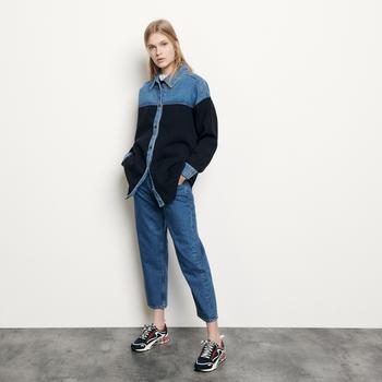 sandro开衫, Sandro | Dual material jacket style coatigan商品图片 