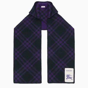 推荐Double-face check wool scarf商品