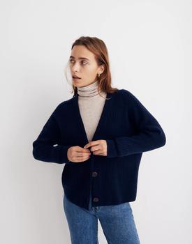 Madewell | Cameron Ribbed Cardigan Sweater in Coziest Yarn商品图片,8.6折