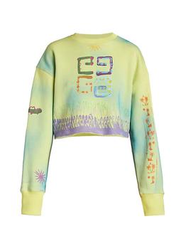 纪梵希卫衣代购, Givenchy | Dyed Cropped Logo Sweatshirt商品图片 