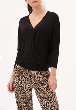 crossover, Up Pants | Up Pants 30187 Crossover Raglan Top - Black商品图片 