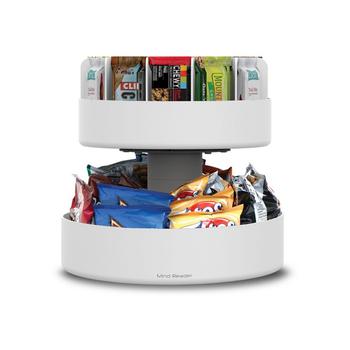 商品Mind Reader | 2 Tier Lazy Susan Granola Bar and Snack Organizer,Home, Office, Breakroom,商家Macy's,价格¥576图片