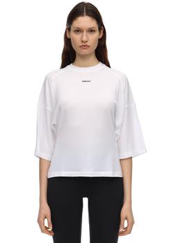 Ambush | Cropped Logo Print Rayon T-shirt商品图片,5折