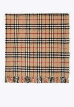 Burberry | Babies Check Pattern Cashmere Blanket,商家Thahab,价格¥3824