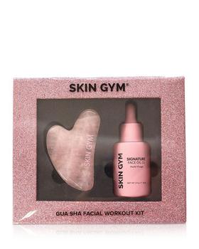 商品Skin Gym | Rose Quartz Gua Sha Oil Kit ($64 value),商家Bloomingdale's,价格¥319图片