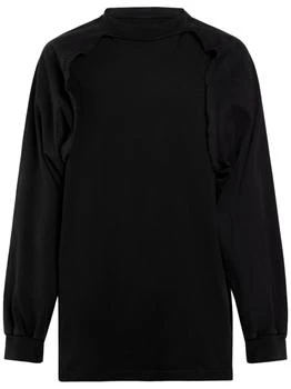 Balenciaga | Patched Raglan Cotton Sleevles T-shirt 