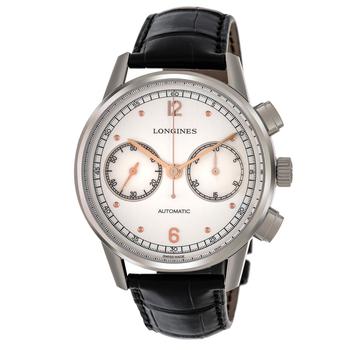 Longines | Longines Heritage Chronograph Stainless Steel Automatic Men's Watch L28144760商品图片,6折