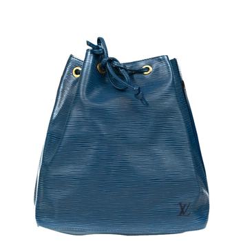 lv水桶包, [二手商品] Louis Vuitton | Louis Vuitton Blue Leather Noe Bucket Bag商品图片 9折