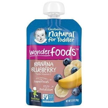 Gerber | Wonderfoods Banana Blueberry,商家Walgreens,价格¥14.81