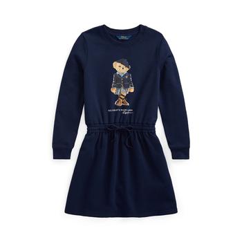商品Ralph Lauren | Big Girls Long Sleeves Polo Bear Fleece Dress,商家Macy's,价格¥282图片