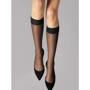 Wolford | Wolford Ladies Nude 8 Sheer Knee-high Stockings In Black, Size Small,商家Jomashop,价格¥52