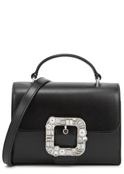 加拿大kate spade, Kate Spade | Lovitt Buckle black leather top handle bag商品图片 额外9折, 额外九折