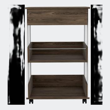 商品FM Furniture | Dundee Kitchen Cart, One Drawer, Two Open Shelves,商家Verishop,价格¥686图片