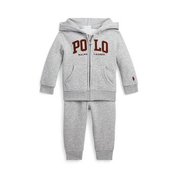 Ralph Lauren | Baby Boys Logo Fleece Full-Zip Hoodie and Pants Set商品图片,