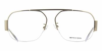 商品Bottega Veneta Eyewear Aviator Frame Glasses图片