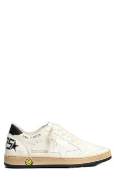 Golden Goose | Golden Goose Kids Ball Star New Lace-Up Sneakers,商家Cettire,价格¥1207