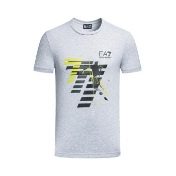 推荐EMPORIO ARMANI 男士灰色印花圆领T恤 3ZPT48-PJM9Z-3904商品