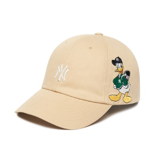 【享贝家】（国内现货）MLB Disney迪士尼唐老鸭联名 刺绣潮流 鸭舌帽 米白色 3ACPD011N-50BGS G-QD product img