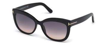 tom ford墨镜评价, Tom Ford | Tom Ford Alistair FT0524 01B Geometric Sunglasses商品图片 