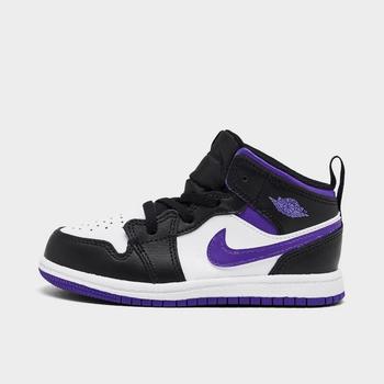 Jordan | Kids' Toddler Jordan 1 Mid Casual Shoes商品图片,