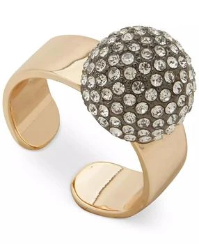 Karl Lagerfeld Paris | Two-Tone Crystal Pavé Disco Ball Statement Ring,商家Macy's,价格¥196