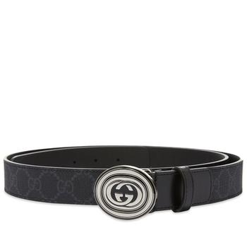 推荐Gucci GG Supreme Oval Buckle Belt商品