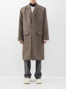推荐Yasso wool-twill overcoat商品
