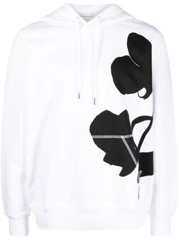 Alexander McQueen | Alexander McQueen `Orchid` Print Hoodie 5折×额外7.5折, 额外七五折