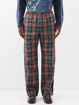 推荐Dap check-cotton track pants商品